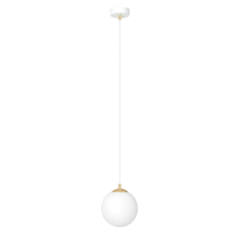 Royal takpendel - Hvit/Opal/Gullfarget-Takpendler-Emibig-1244/1-Lightup.no