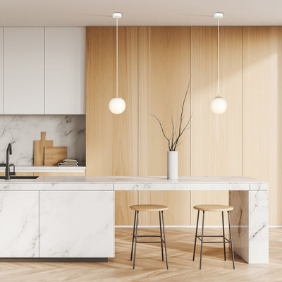 Royal takpendel - Hvit/Opal/Gullfarget-Takpendler-Emibig-1244/1-Lightup.no
