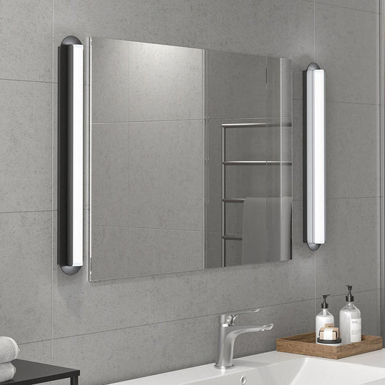 Royale vegglampe for baderom 60 cm 8W 3000 Kelvin - Dimbar-Baderomsbelysning vegglamper-Belid-Svart-56328672-Lightup.no