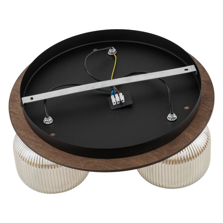 Salvia taklampe 3-lys - Dimbar-Taklamper-TK Lighting-Brun / Amber-TK-11068-Lightup.no