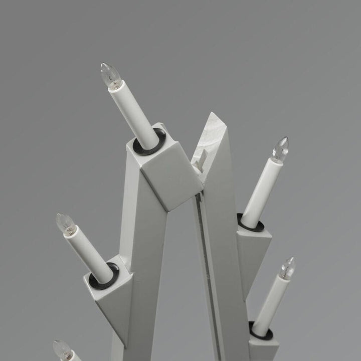 Sammenleggbar adventsstake 11 lys-Julebelysning adventsstake-Konstsmide-Svart-3592-710-Lightup.no