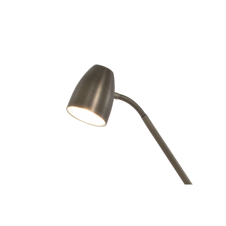 Sandnes enkel gulvlampe-Gulvlamper-Aneta Lighting-Antikk Messing-19702-30-Lightup.no