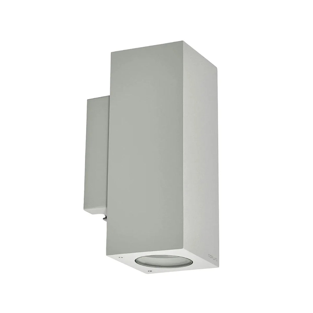 Sandvik 1731 2X3,9W LED GU10-Utebelysning vegg opp og ned-Norlys-Aluminium-3101991-Lightup.no