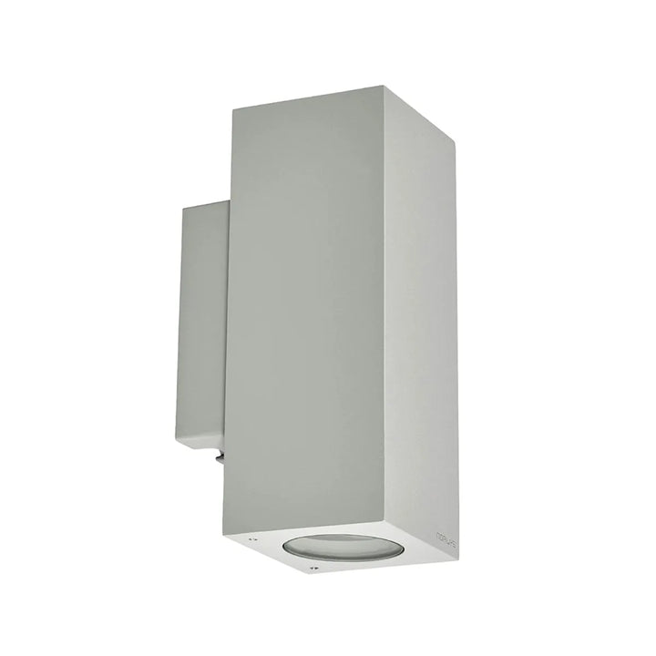 Sandvik 1731 2X3,9W LED GU10-Utebelysning vegg opp og ned-Norlys-Aluminium-3101991-Lightup.no