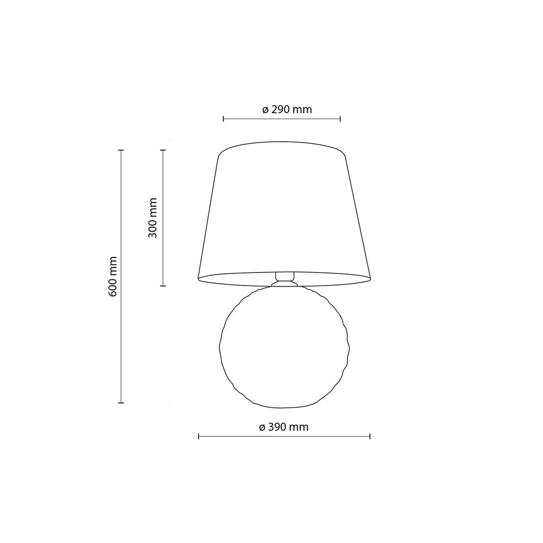 Santana bordlampe-Bordlamper-TK Lighting-Hvit-TK-16046-Lightup.no