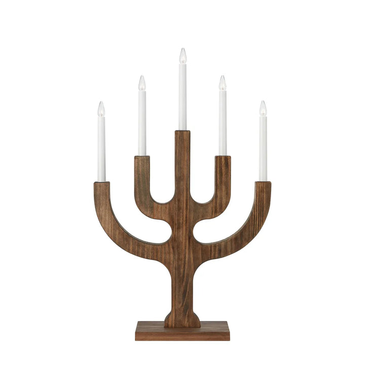 Sapin adventsstake 5-lys-Julebelysning adventsstake-Marksløjd-Brun-Mrk-706624-Lightup.no