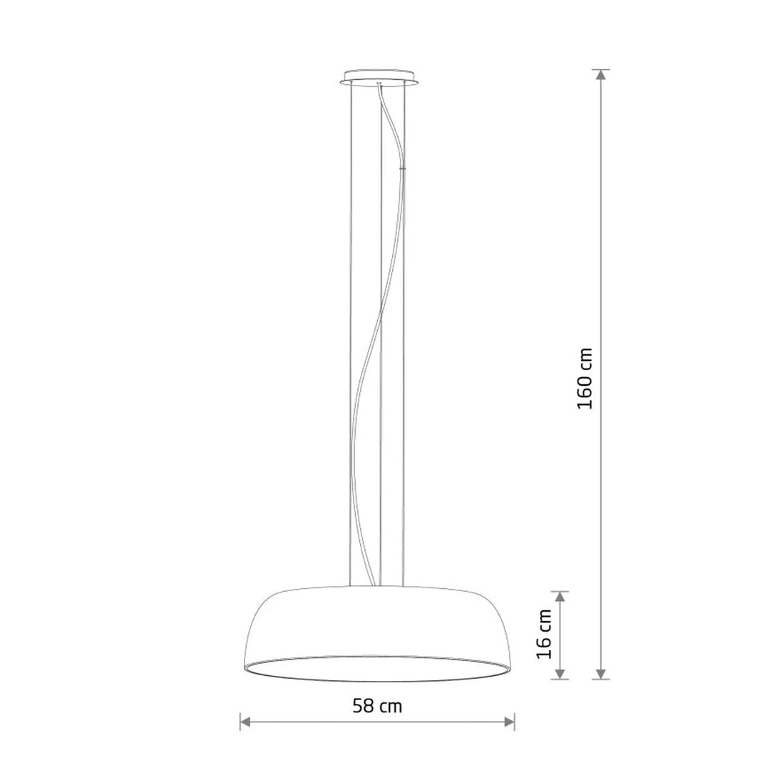 Satellite takpendel 58 cm-Takpendler-Nowodvorski-Grå-N-11232-Lightup.no