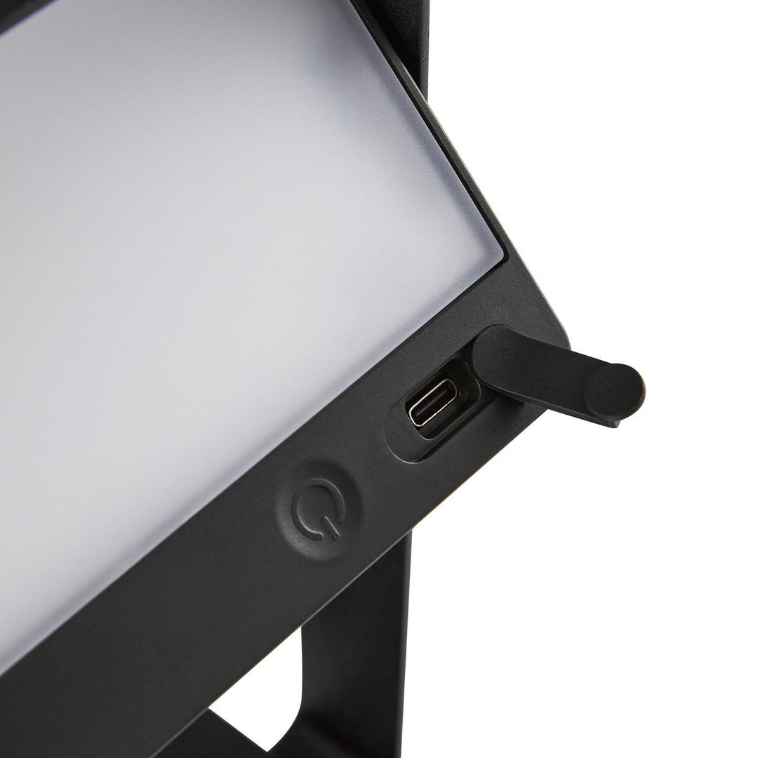 Saulio To-Go bordlampe utendørsbruk Solcelle oppladbar 3W IP44-Bordlamper-Nordlux-Svart-2418035003-Lightup.no