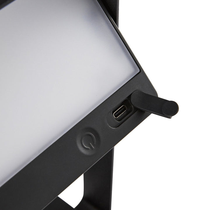 Saulio To-Go bordlampe utendørsbruk Solcelle oppladbar 3W IP44-Bordlamper-Nordlux-Svart-2418035003-Lightup.no