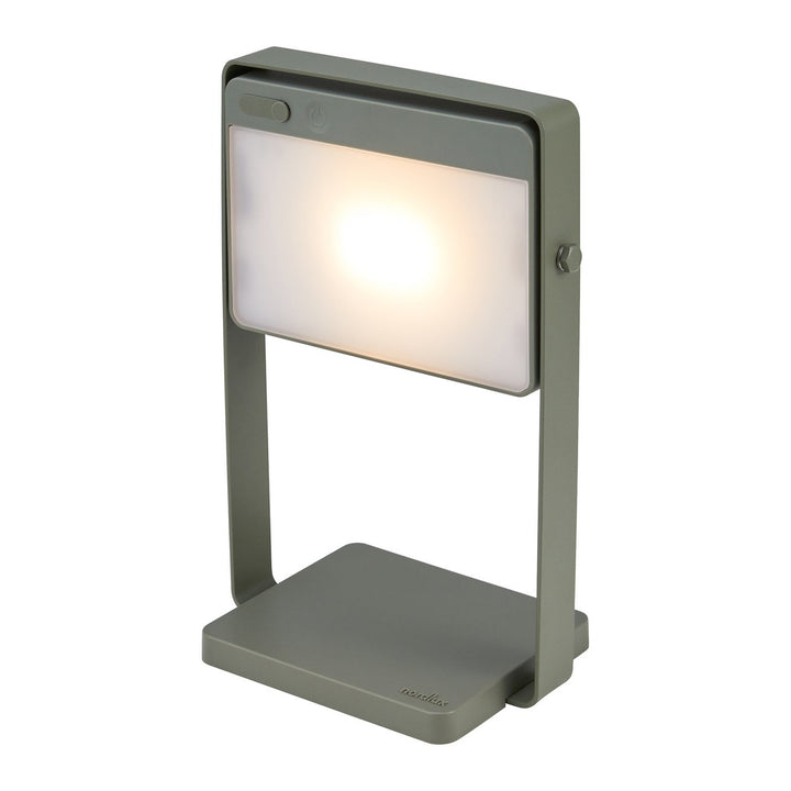 Saulio To-Go bordlampe utendørsbruk Solcelle oppladbar 3W IP44-Bordlamper-Nordlux-Oliven grønn-2418035023-Lightup.no