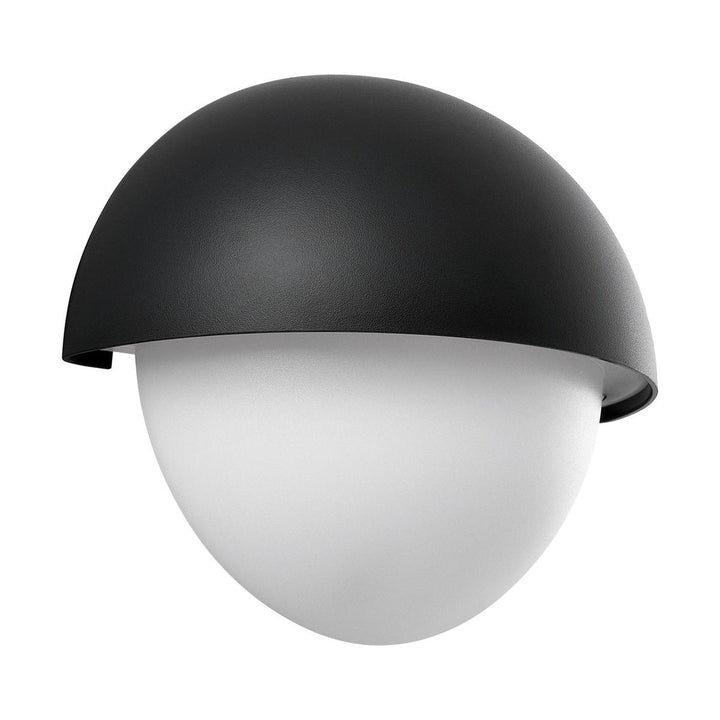 Scorpius Maxi Round vegglampe utendørs IP44-Utebelysning vegg veggskjold-Nordlux-Svart-2518421003-Lightup.no