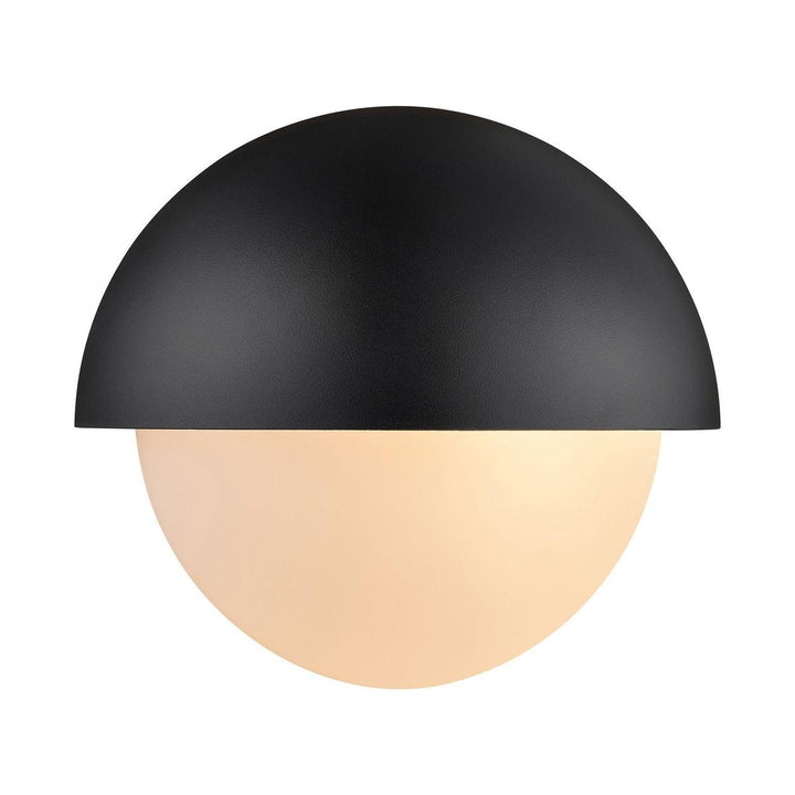 Scorpius Maxi Round vegglampe utendørs IP44-Utebelysning vegg veggskjold-Nordlux-Svart-2518421003-Lightup.no