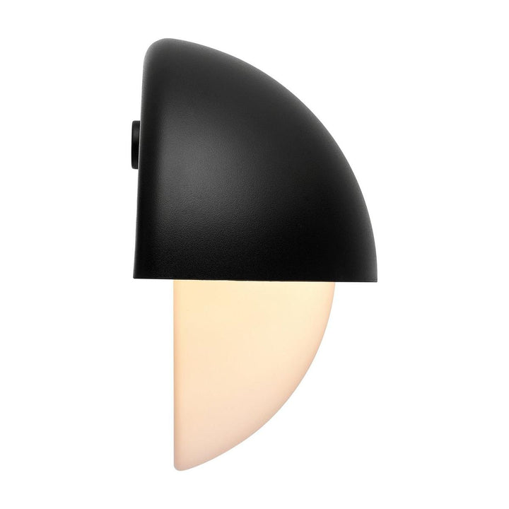 Scorpius Maxi Round vegglampe utendørs IP44-Utebelysning vegg veggskjold-Nordlux-Svart-2518421003-Lightup.no