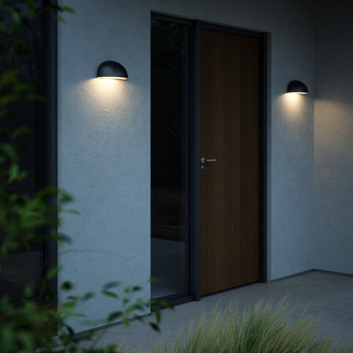 Scorpius Maxi vegglampe utendørs E27-Utebelysning vegg veggskjold-Nordlux-Svart-2320721003-Lightup.no