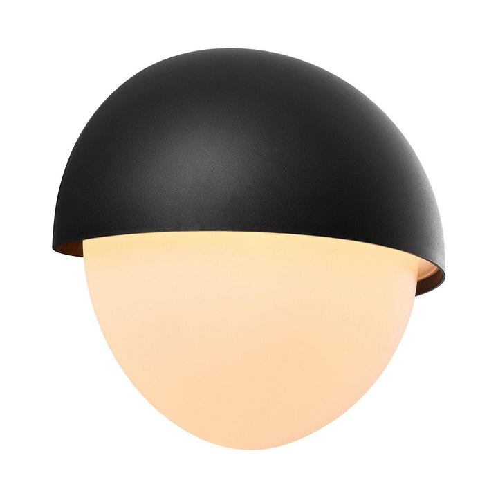 Scorpius Round vegglampe utendørs IP44-Utebelysning vegg veggskjold-Nordlux-Svart-2518401003-Lightup.no