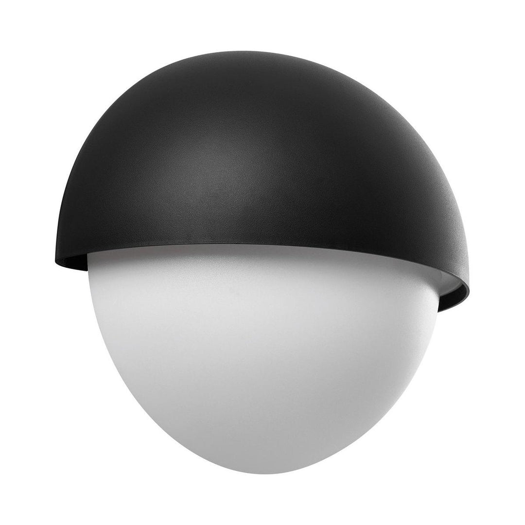 Scorpius Round vegglampe utendørs IP44-Utebelysning vegg veggskjold-Nordlux-Svart-2518401003-Lightup.no