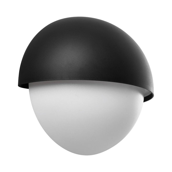 Scorpius Round vegglampe utendørs IP44-Utebelysning vegg veggskjold-Nordlux-Svart-2518401003-Lightup.no