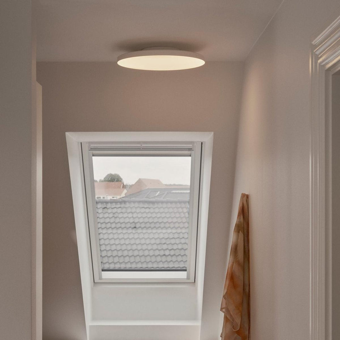 Serenova taklampe 32 cm 12/18W 3000/4000/5700 Kelvin IP65 - Dimbar-Taklamper-Nordlux-Hvit-2610066001-Lightup.no