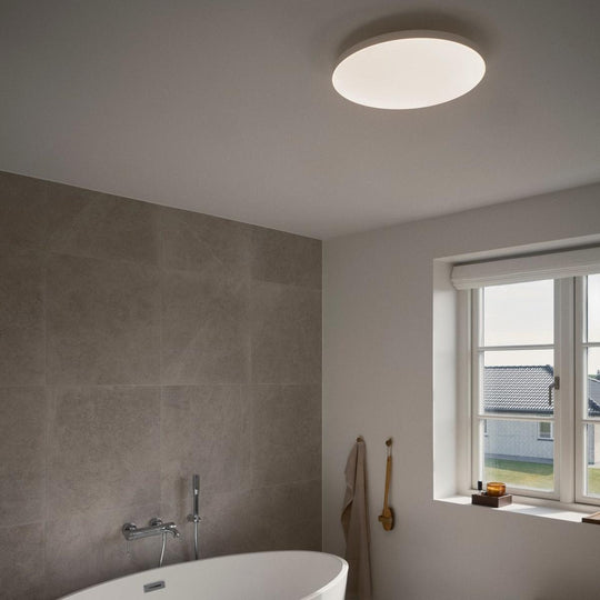 Serenova taklampe 41 cm 22/32W 3000/4000/5700 Kelvin IP65 - Dimbar-Taklamper-Nordlux-Hvit-2610076001-Lightup.no