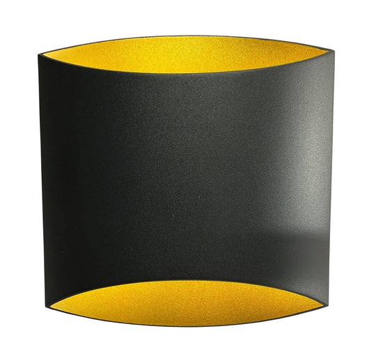 Shade X vegglampe E14-Vegglamper-NorDesign-Svart/Gullfarget-060180534v2-Lightup.no