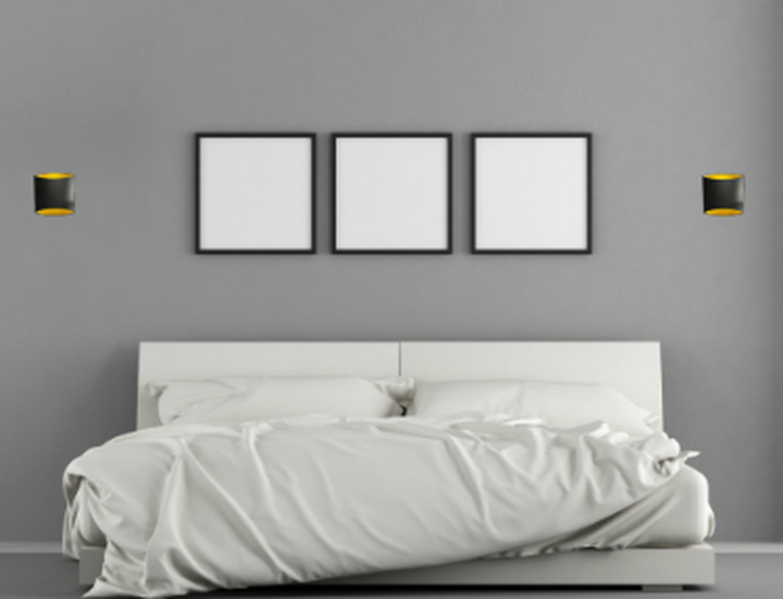 Shade X vegglampe E14-Vegglamper-NorDesign-Svart/Gullfarget-060180534v2-Lightup.no