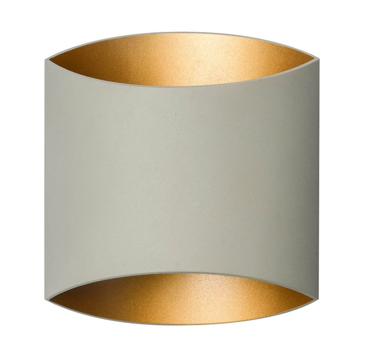 Shade X vegglampe E14-Vegglamper-NorDesign-Grå/Gullfarget-60184634-Lightup.no