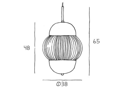 Shahin taklampe XL - Klar-Takpendler-Design by Us-Des__29003-Lightup.no