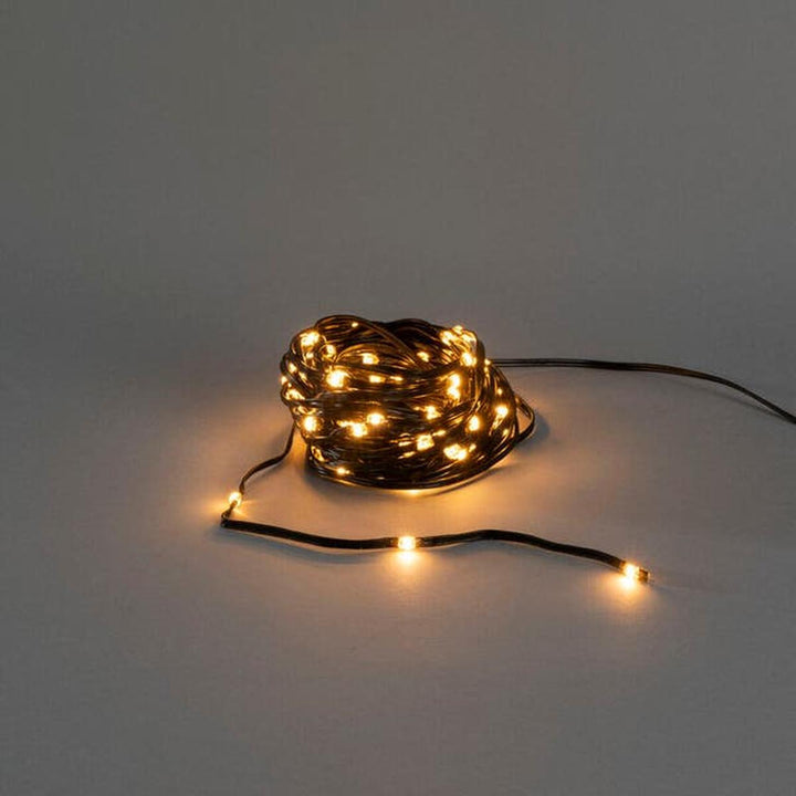 ShineLine 100 amber micro led slynge 10 meter IP44 - Utendørs-Julebelysning juletrelys og slynger-Konstsmide-Svart-3047-800-Lightup.no
