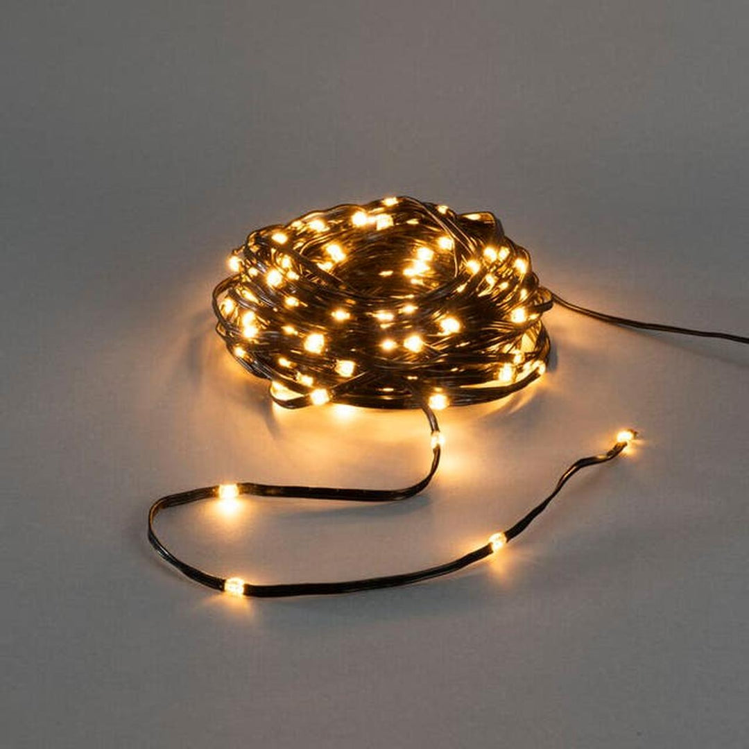 ShineLine 400 amber micro led slynge 40 meter IP44 - Utendørs-Julebelysning juletrelys og slynger-Konstsmide-Svart-3049-800-Lightup.no