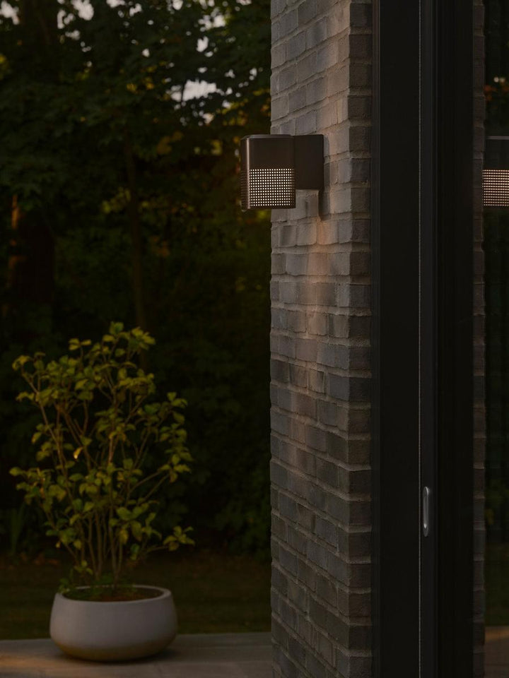 Sidara vegglampe utendørs ned lys seaside IP54-Utebelysning vegg opp og ned-Nordlux-Svart-2618421203-Lightup.no