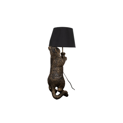 Simba bordlampe - Svart / Matt gull-Bordlamper-A-grossisten-A-454209-Lightup.no
