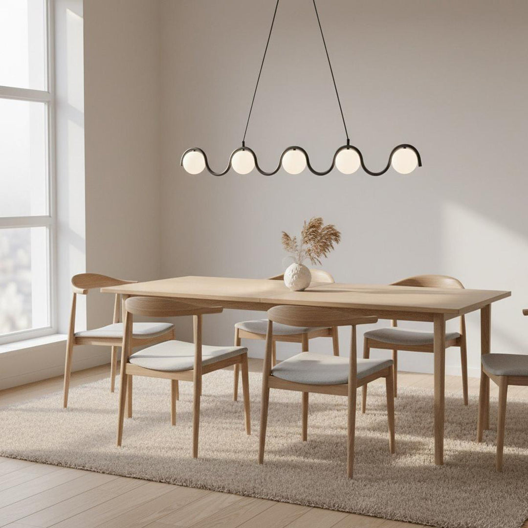 Sinus takpendel 5-lys-Takpendler-Emibig-Svart-1582/5-Lightup.no