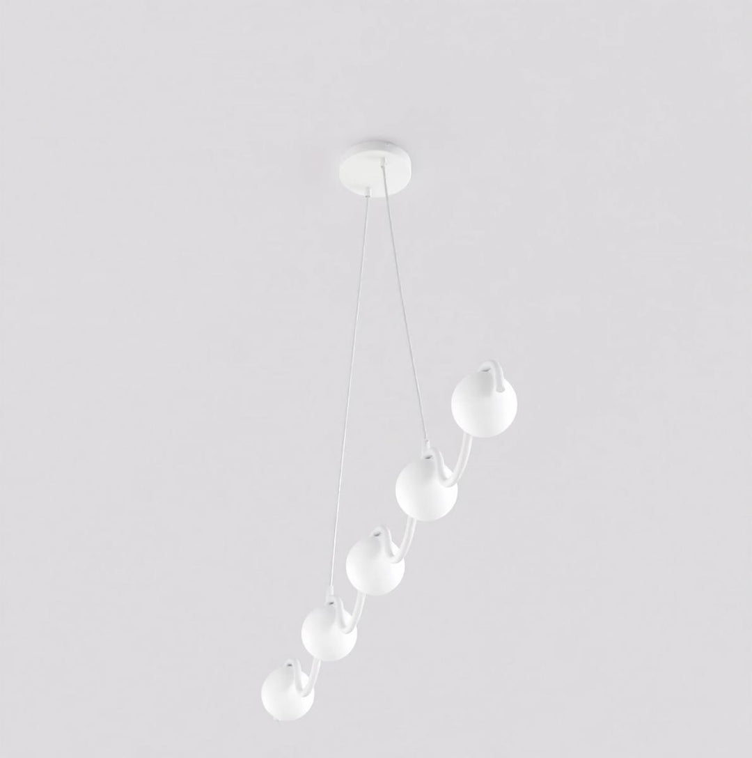 Sinus takpendel 5-lys-Takpendler-Emibig-Svart-1582/5-Lightup.no