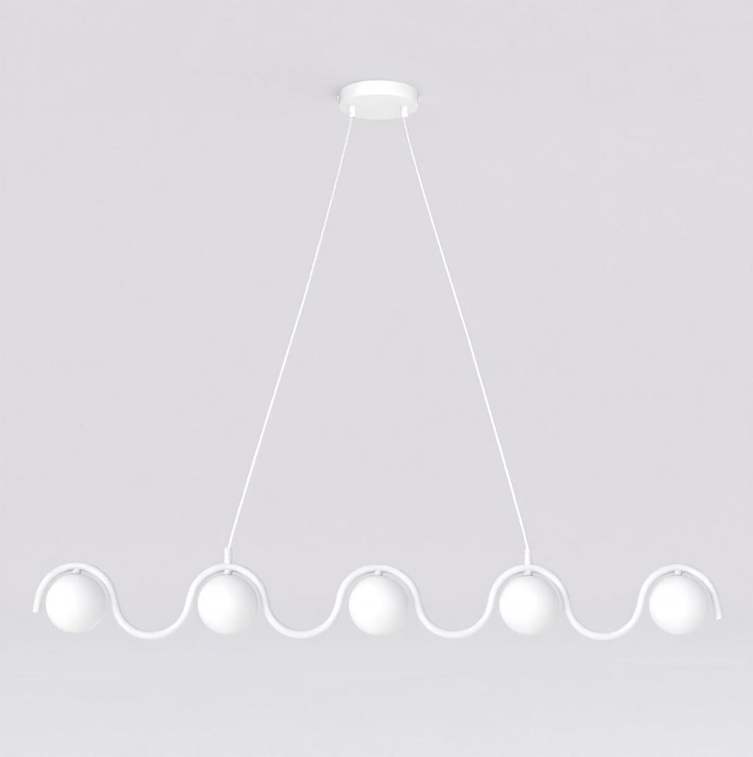 Sinus takpendel 5-lys-Takpendler-Emibig-Hvit-1583/5-Lightup.no