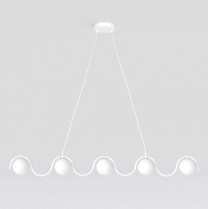 Sinus takpendel 5-lys-Takpendler-Emibig-Hvit-1583/5-Lightup.no