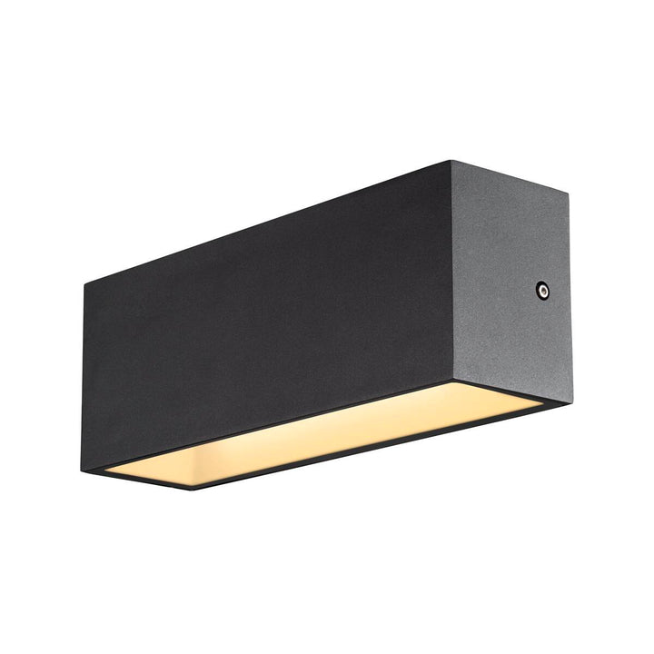 Sitra L vegglampe utendørs opp/ned 24W 3000/4000 Kelvin IP65-Utebelysning vegg opp og ned-Slv-Antrasitt-slv-1005155-Lightup.no