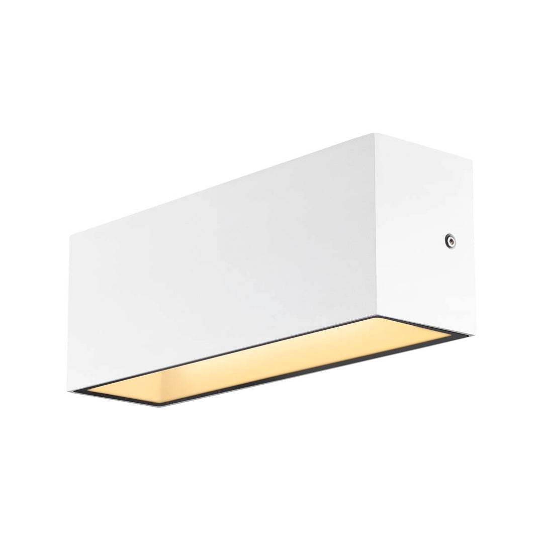 Sitra L vegglampe utendørs opp/ned 24W 3000/4000 Kelvin IP65-Utebelysning vegg opp og ned-Slv-Hvit-slv-1005156-Lightup.no