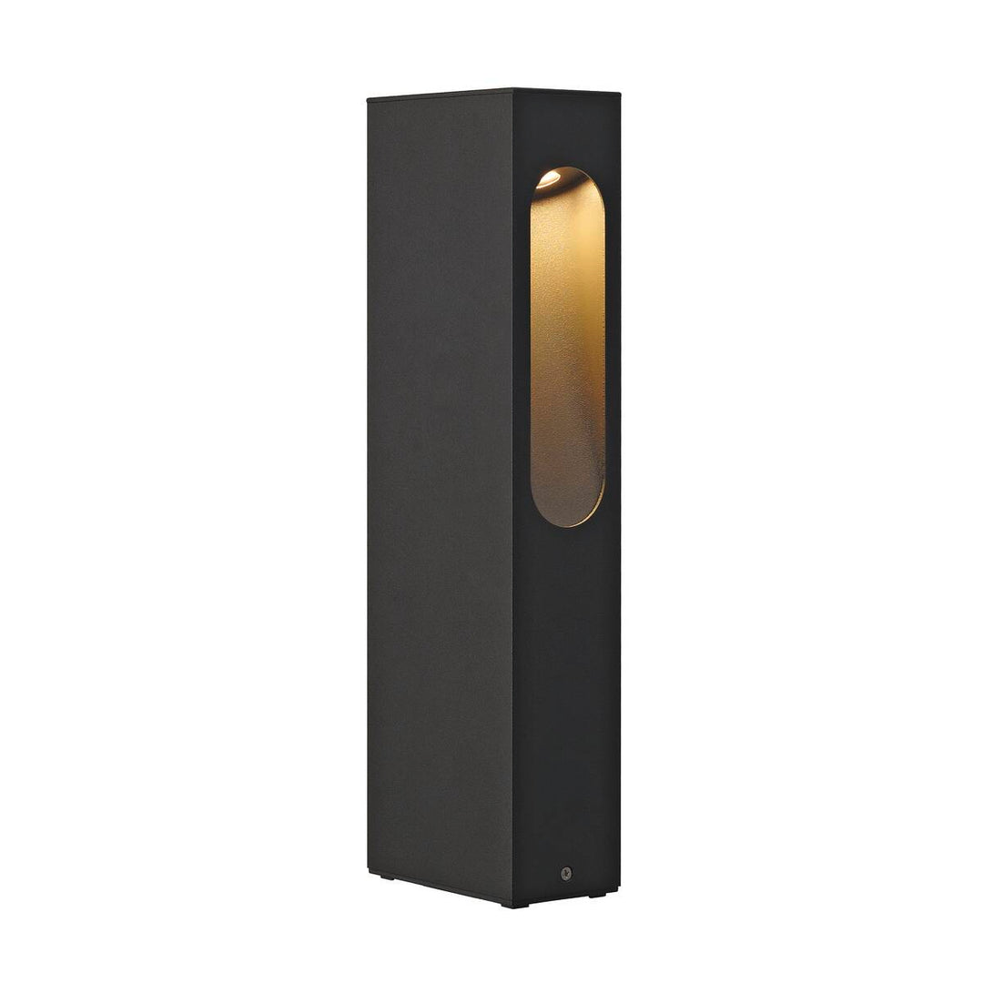 Slotbox pullert 40 cm 8W 3000 Kelvin IP44-Utebelysning pullert-Slv-Antrasitt-slv-232135-Lightup.no