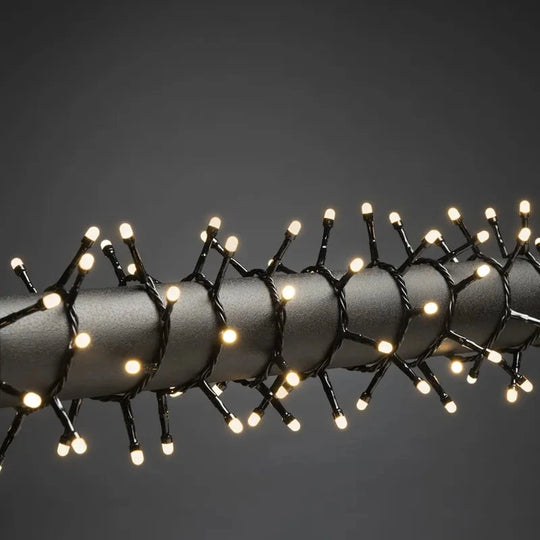 Slynge Cluster 1000 LED 27meter IP44 Frostet - Varmhvit-Julebelysning juletrelys ute-Konstsmide-3870-130-Lightup.no