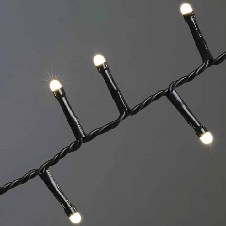 Slynge Cluster 1000 LED 27meter IP44 Frostet - Varmhvit-Julebelysning juletrelys ute-Konstsmide-3870-130-Lightup.no
