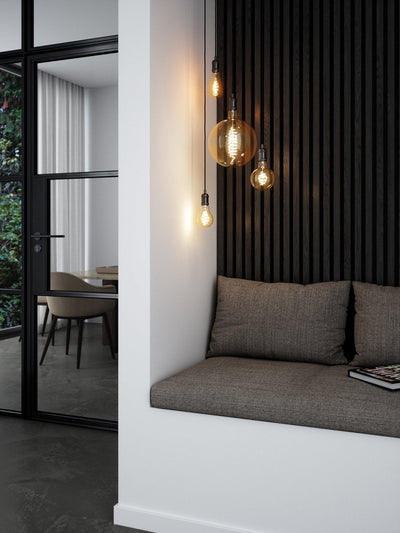 Smartpære E27 A60 4,7W 2200 Kelvin 380 Lumen 60mm - Amberfarget-Smartpærer E27-Nordlux-2170102747-Lightup.no
