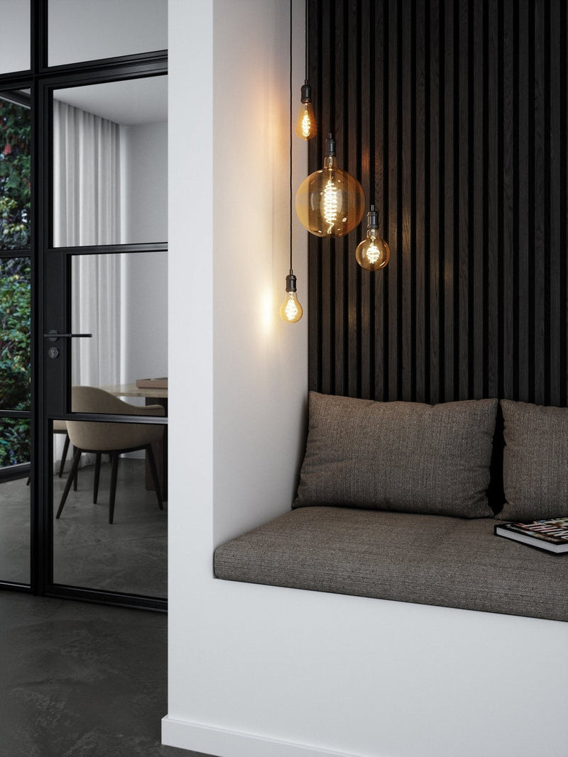 Smartpære E27 A60 4,7W 2200 Kelvin 380 Lumen 60mm - Amberfarget-Smartpærer E27-Nordlux-2170102747-Lightup.no