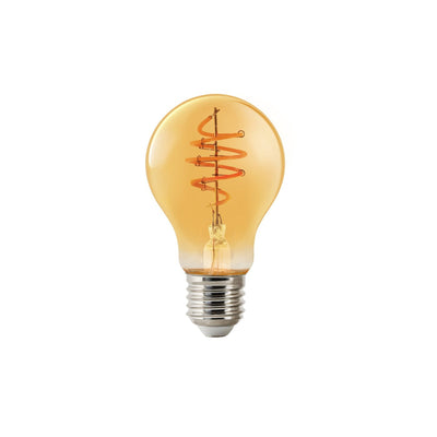 Smartpære E27 A60 4,7W 2200 Kelvin 380 Lumen 60mm - Amberfarget-Smartpærer E27-Nordlux-2170102747-Lightup.no