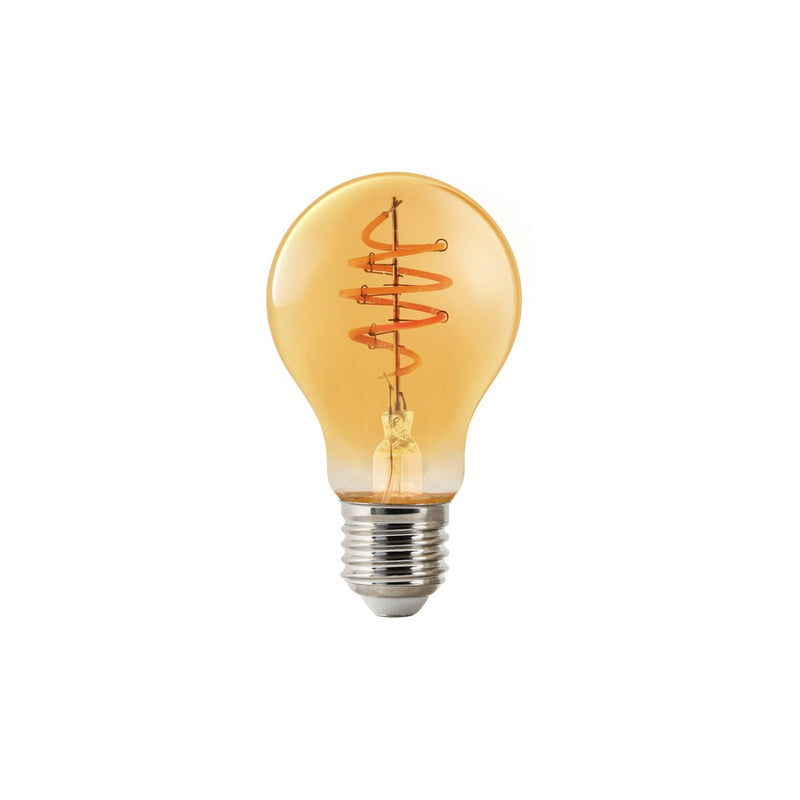 Smartpære E27 A60 4,7W 2200 Kelvin 380 Lumen 60mm - Amberfarget-Smartpærer E27-Nordlux-2170102747-Lightup.no
