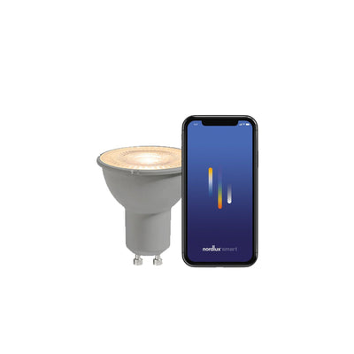 Smartpære GU10 Outdoor 2200-6500 Kelvin 345 Lumen-LED-pære GU10-Nordlux-2170031000-Lightup.no