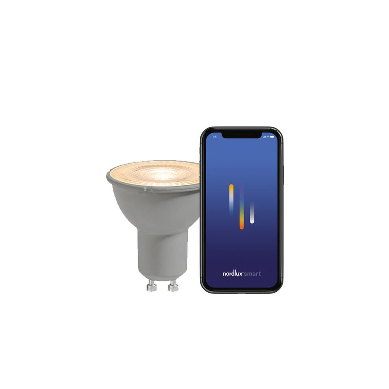 Smartpære GU10 Outdoor 2200-6500 Kelvin 345 Lumen-LED-pære GU10-Nordlux-2170031000-Lightup.no