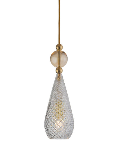Smykke takpendel M Klar krystall/gullfarget-Takpendler-EBB & FLOW-LA101137-Lightup.no