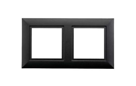 Soft Square ramme for 2 spotter-Elektro tilbehør lamper-Sg Armaturen As-Hvit-3201114-Lightup.no