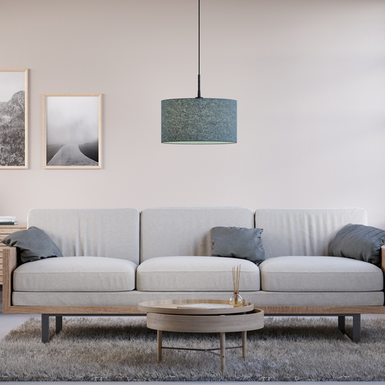 Soft takpendel 40 cm E27-Takpendler-Belid-Grå ull-1668742-Lightup.no