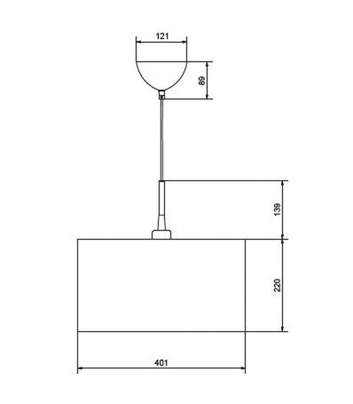 Soft takpendel 40 cm E27-Takpendler-Belid-Blå ull-1668743-Lightup.no